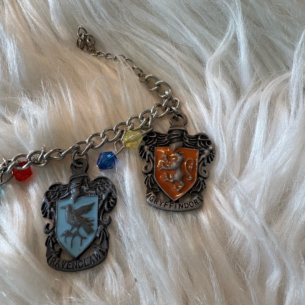 Harry Potter Hogwarts House Charm Bracelet in Multicolor - Picture 3 of 9